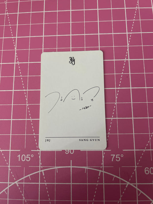 Sanghyun official photocard